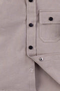 Kids' 100% Cotton Gray Shirt with Pocket