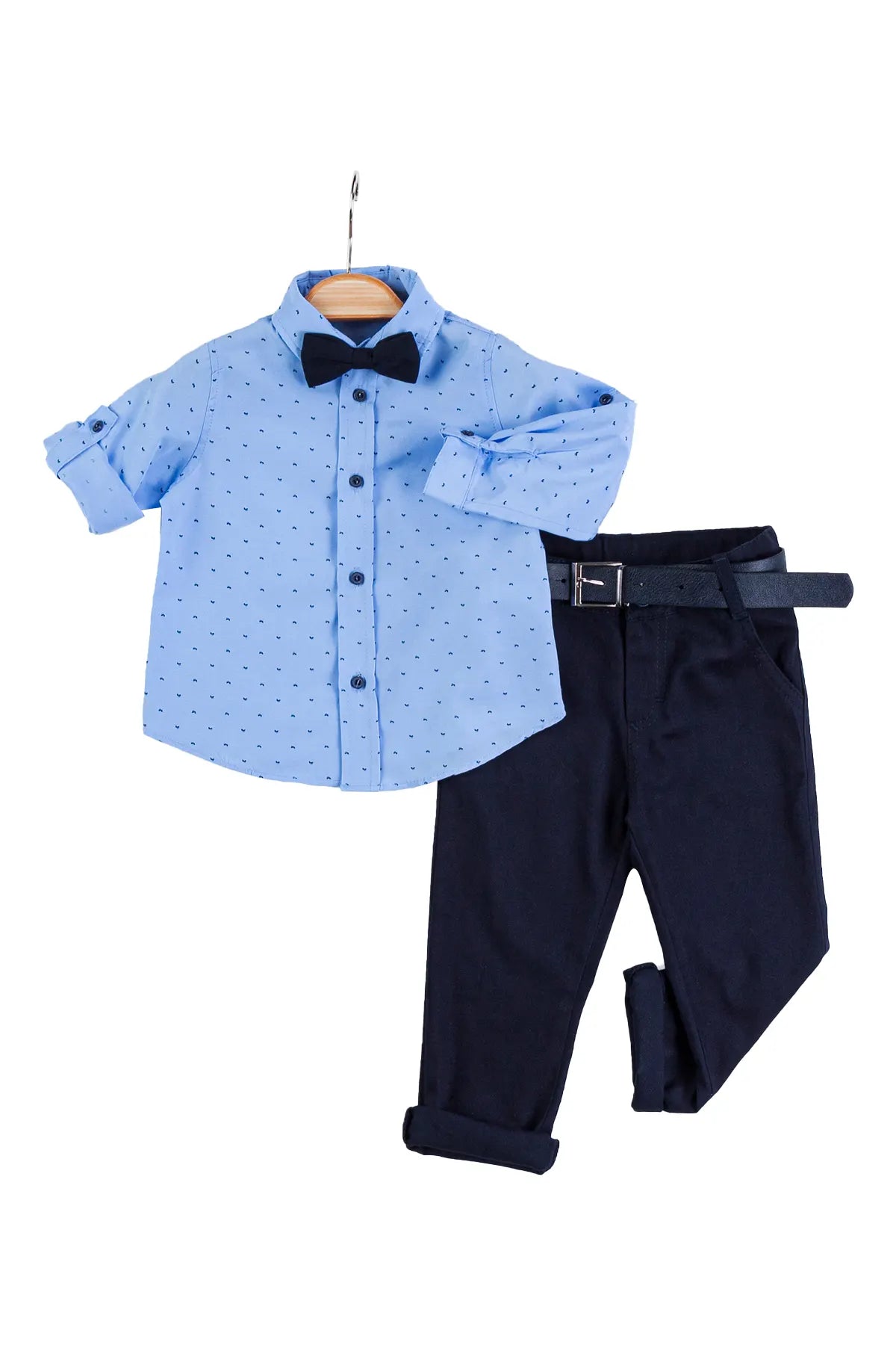 Salopette Shirt Trousers Set for Kids