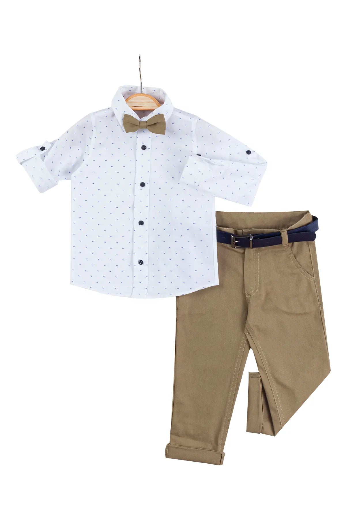 Salopette Shirt Trousers Set for Kids