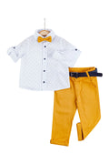 Salopette Shirt Trousers Set for Kids