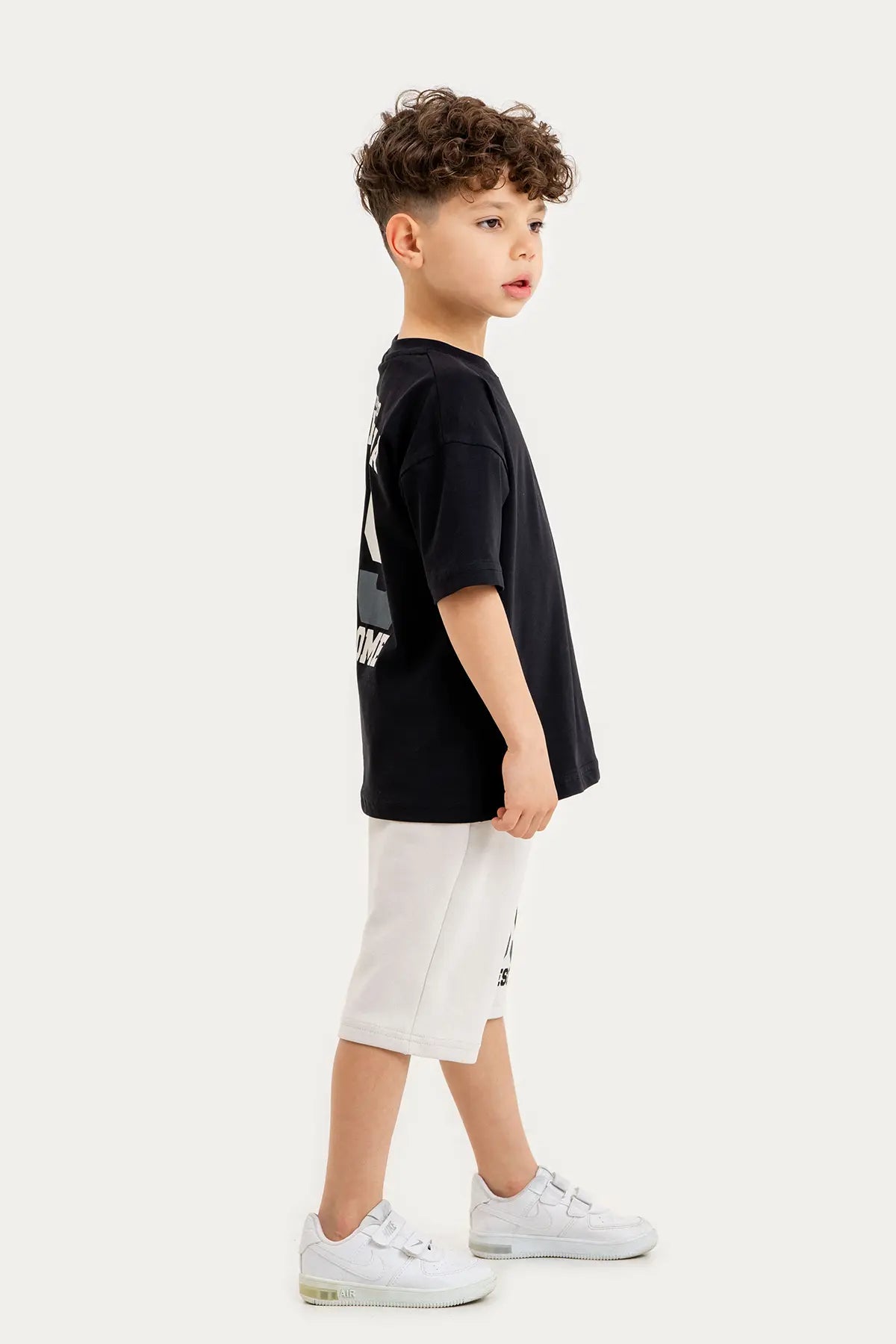 Boys Summer Outfit, "89 California" Printed T-shirt & Shorts