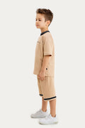 Boys Summer Outfit, New York Signature Printed T-shirt & Shorts