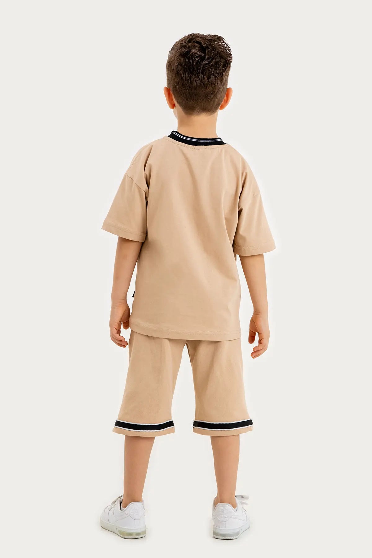 Boys Summer Outfit, New York Signature Printed T-shirt & Shorts