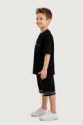 Boys Summer Outfit, New York Signature Printed T-shirt & Shorts