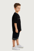 Boys Summer Outfit, New York Signature Printed T-shirt & Shorts