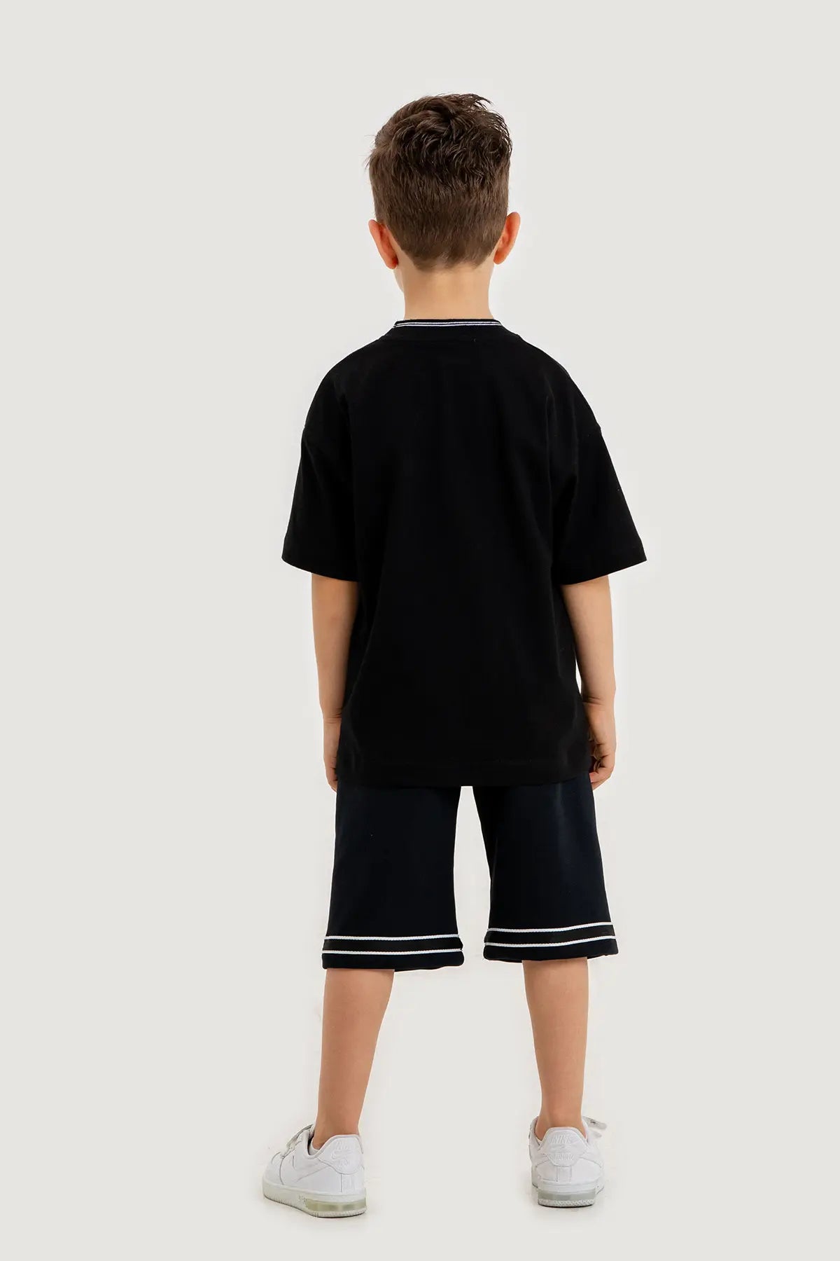 Boys Summer Outfit, New York Signature Printed T-shirt & Shorts