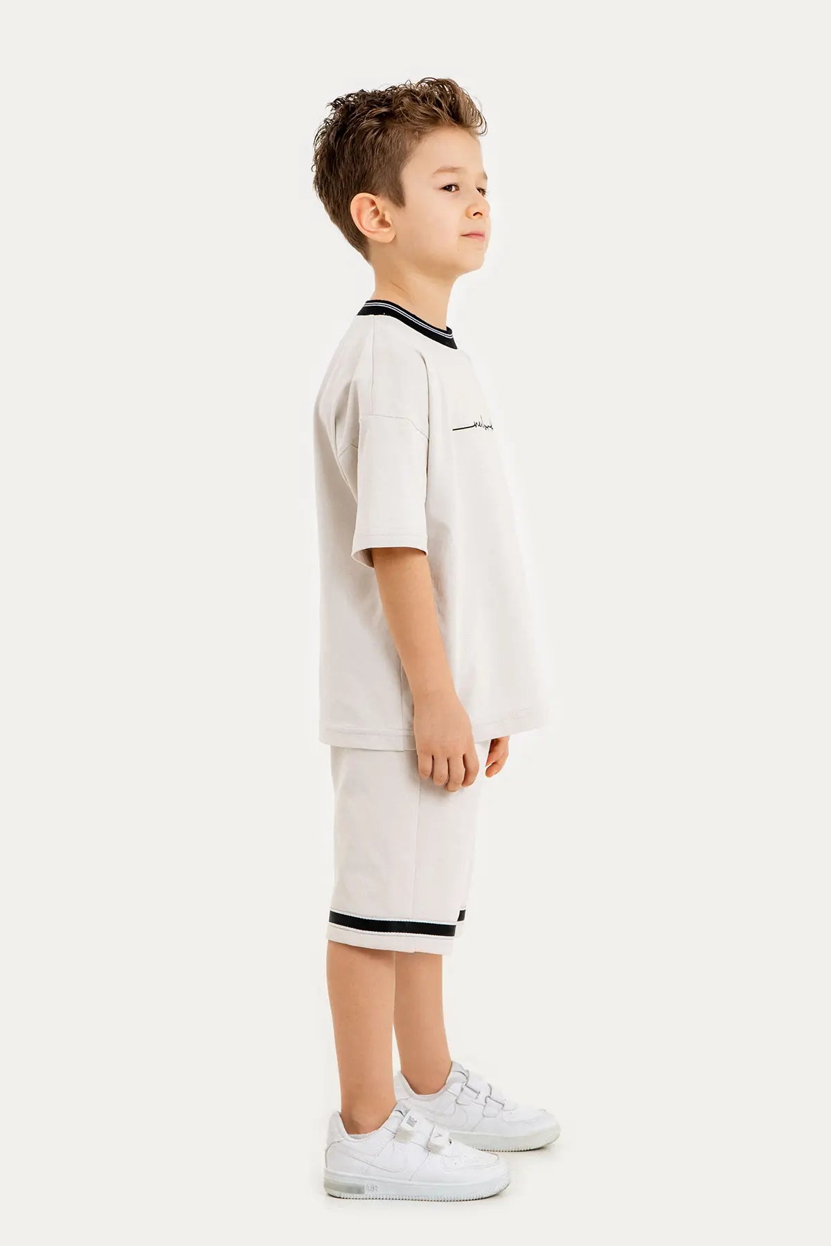 Boys Summer Outfit, New York Signature Printed T-shirt & Shorts