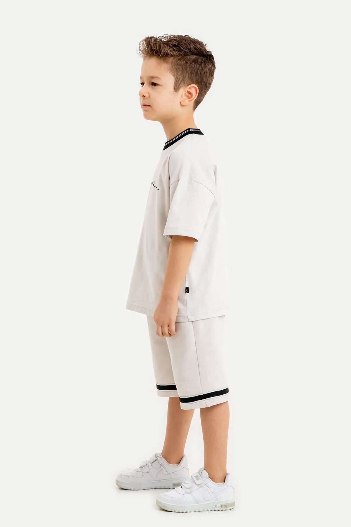 Boys Summer Outfit, New York Signature Printed T-shirt & Shorts