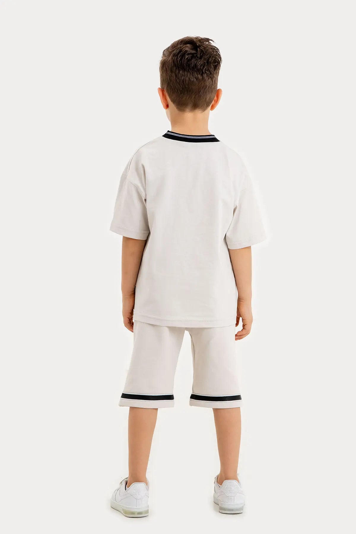 Boys Summer Outfit, New York Signature Printed T-shirt & Shorts