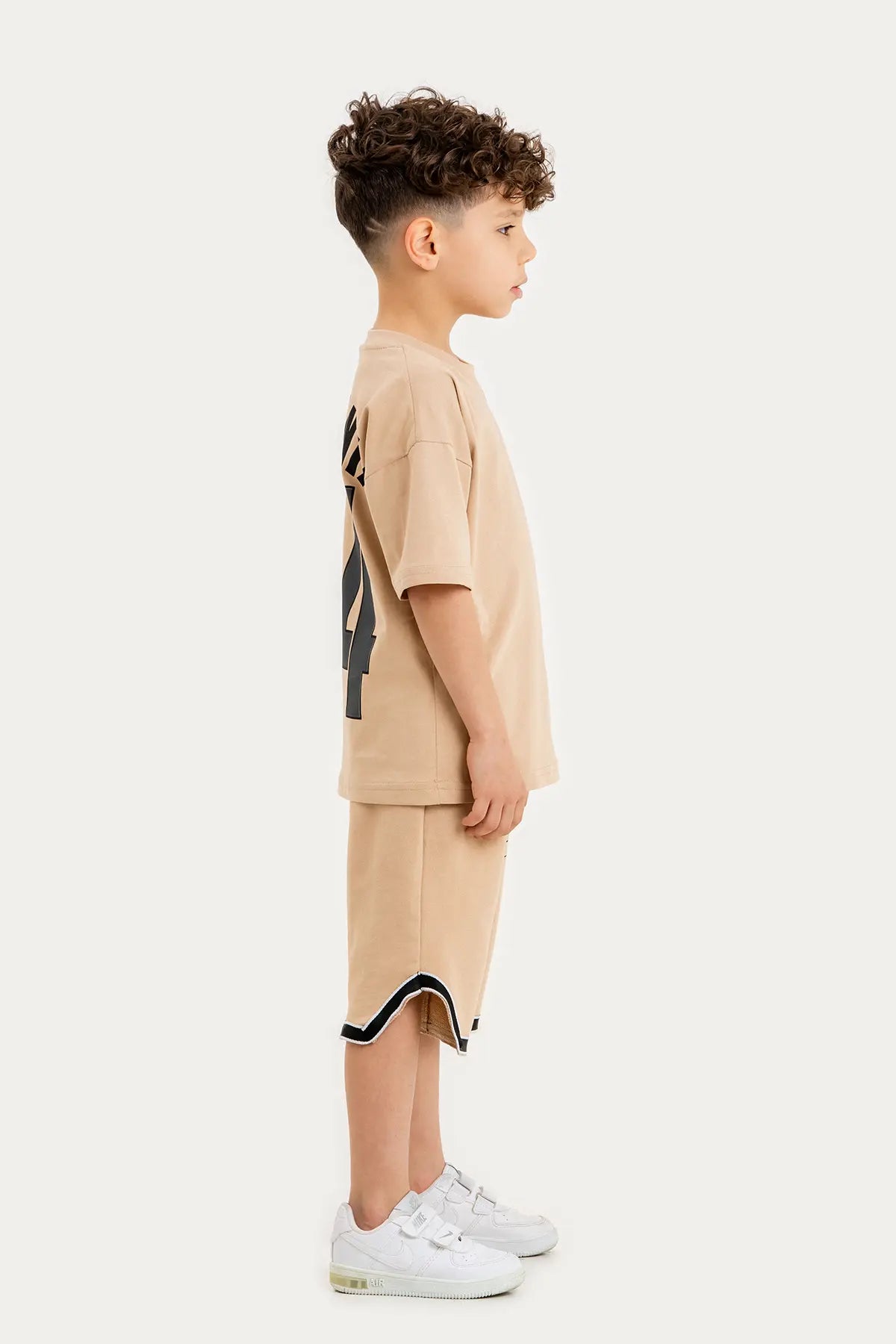 Boys Summer Outfit, "California 64" Printed T-shirt & Shorts