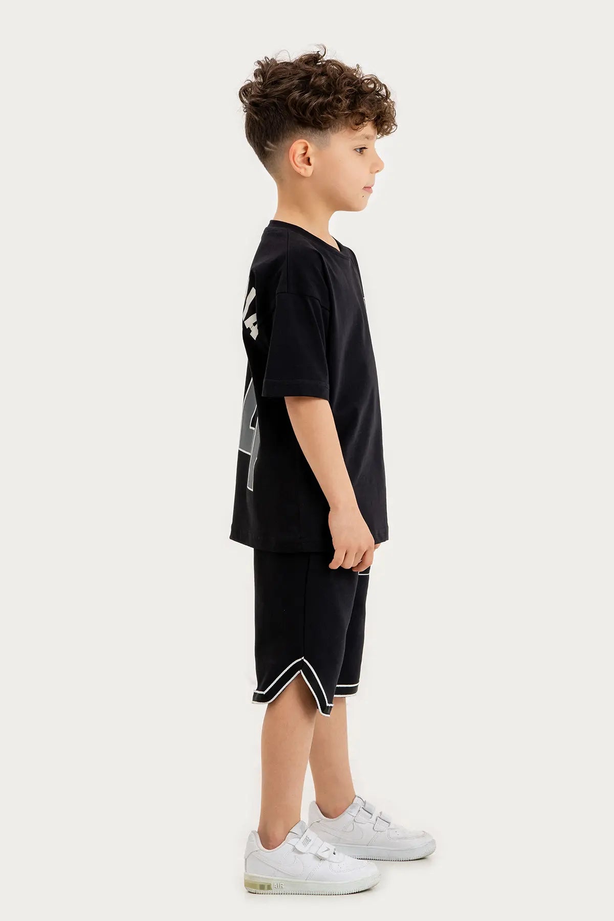 Boys Summer Outfit, "California 64" Printed T-shirt & Shorts