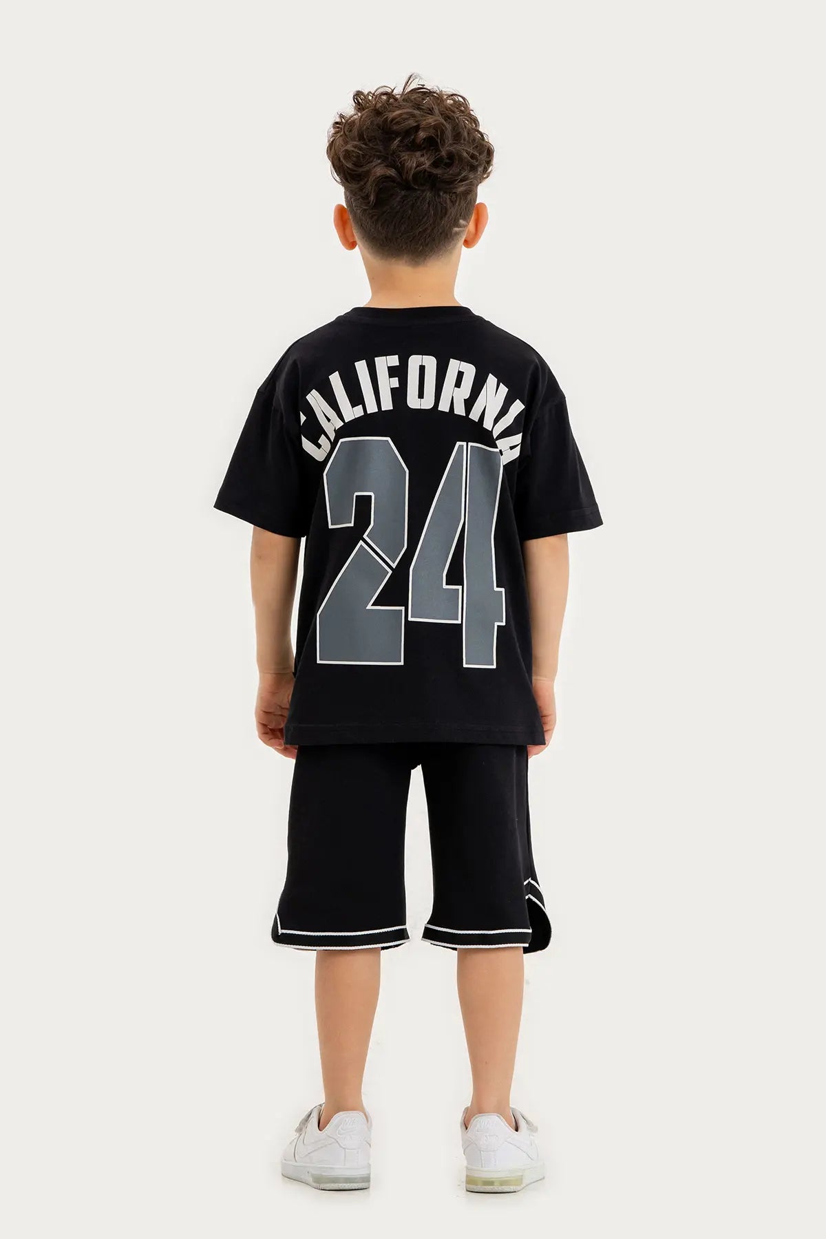 Boys Summer Outfit, "California 64" Printed T-shirt & Shorts