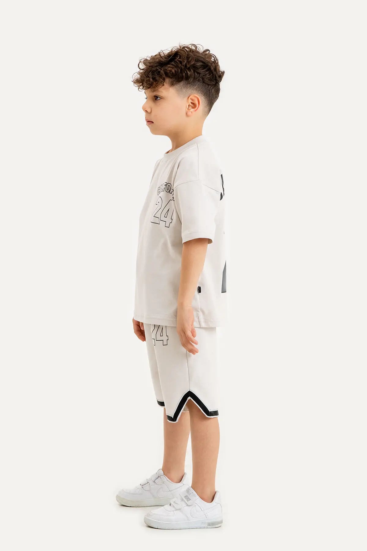 Boys Summer Outfit, "California 64" Printed T-shirt & Shorts