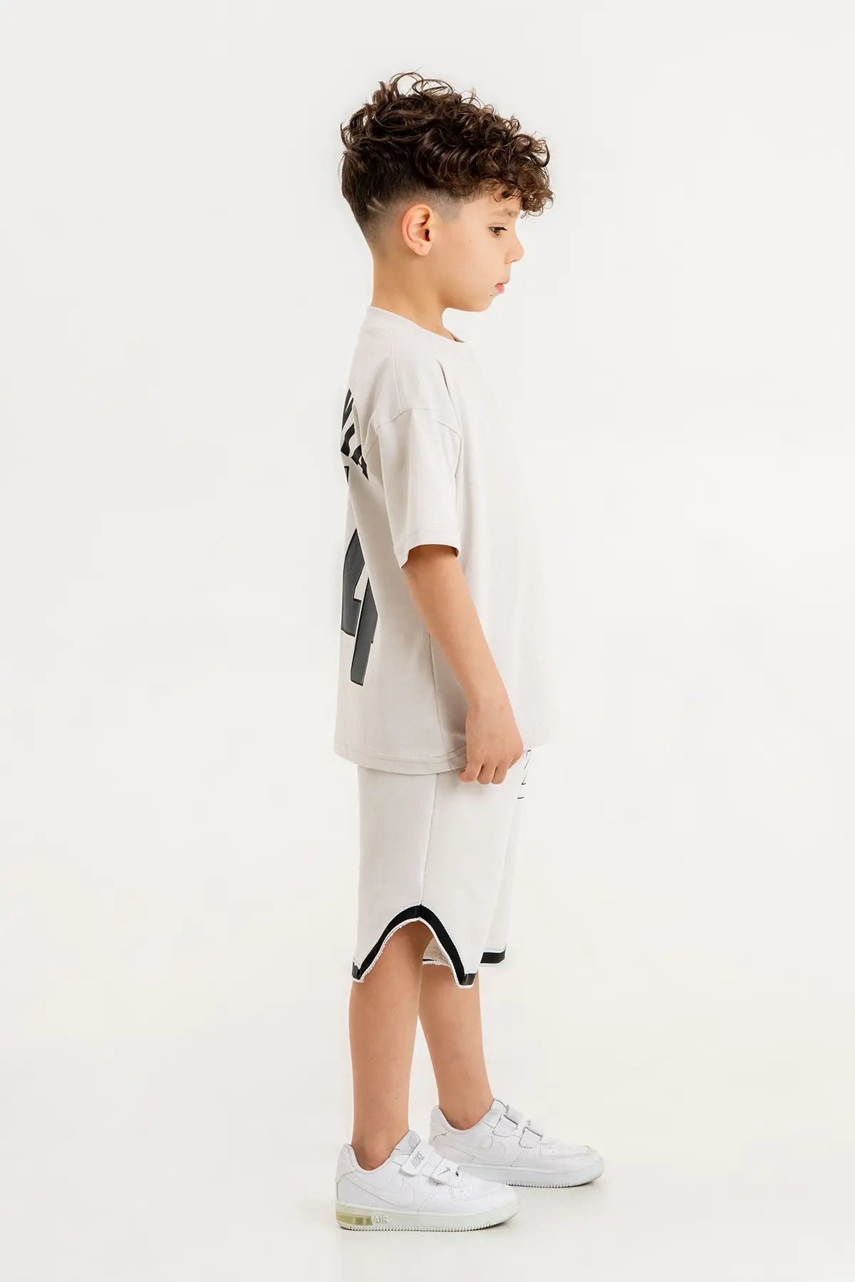 Boys Summer Outfit, "California 64" Printed T-shirt & Shorts