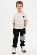 Boys Sweatpants. Cotton Fleece Active Wear, Athletic Cargo Jogger