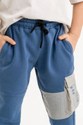 Boys Sweatpants. Cotton Fleece Active Wear, Athletic Cargo Jogger