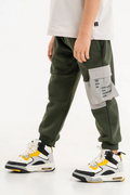 Boys Sweatpants. Cotton Fleece Active Wear, Athletic Cargo Jogger