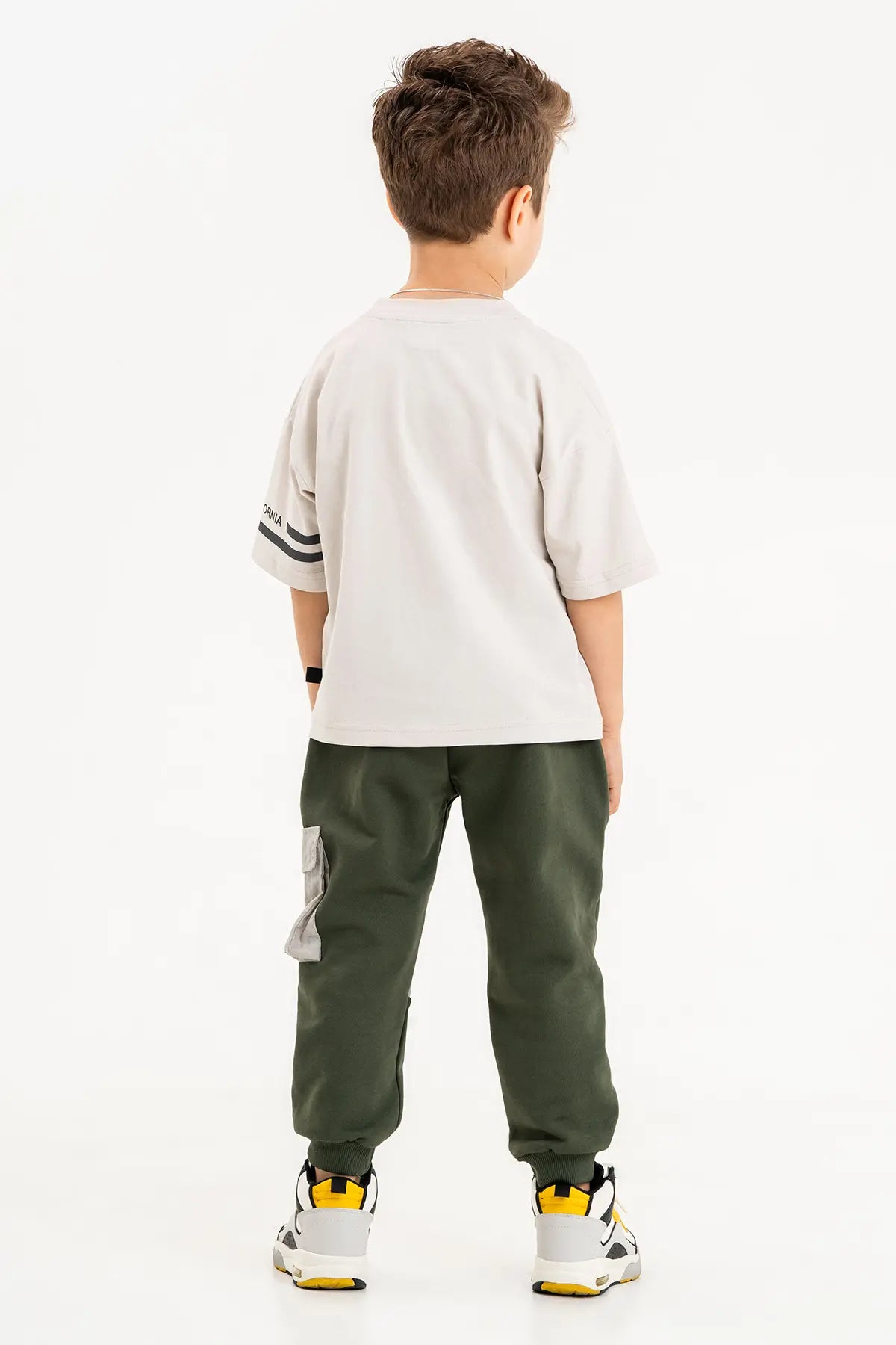 Boys Sweatpants. Cotton Fleece Active Wear, Athletic Cargo Jogger