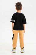 Boys Sweatpants. Cotton Fleece Active Wear, Athletic Cargo Jogger