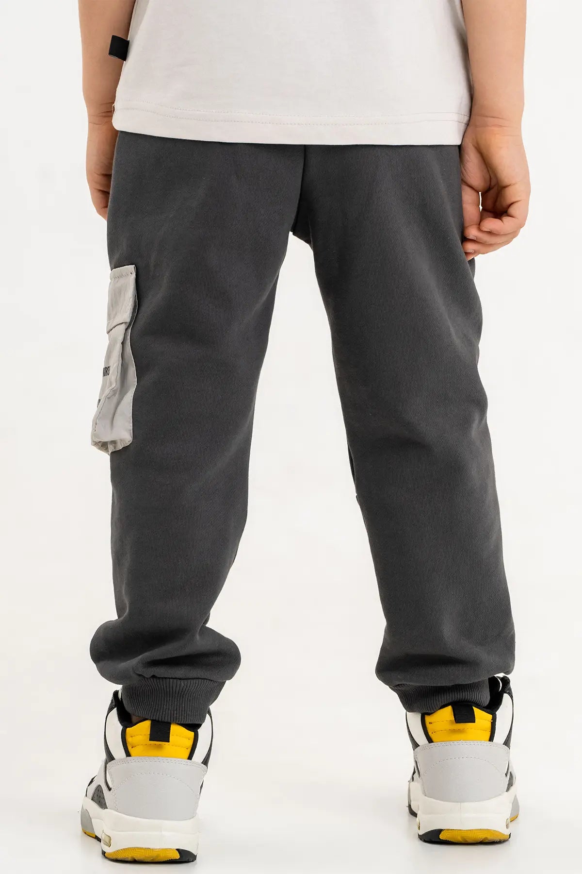 Boys Sweatpants. Cotton Fleece Active Wear, Athletic Cargo Jogger