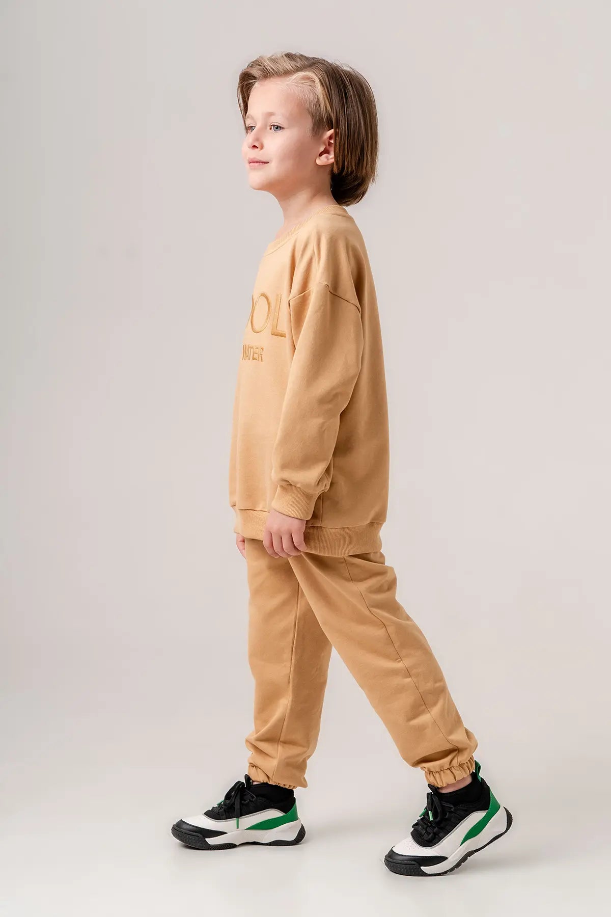 Kids Tracksuit Outfit Unisex, "Cool" Embroidery Sweatshirt, 2-Piece for Kids