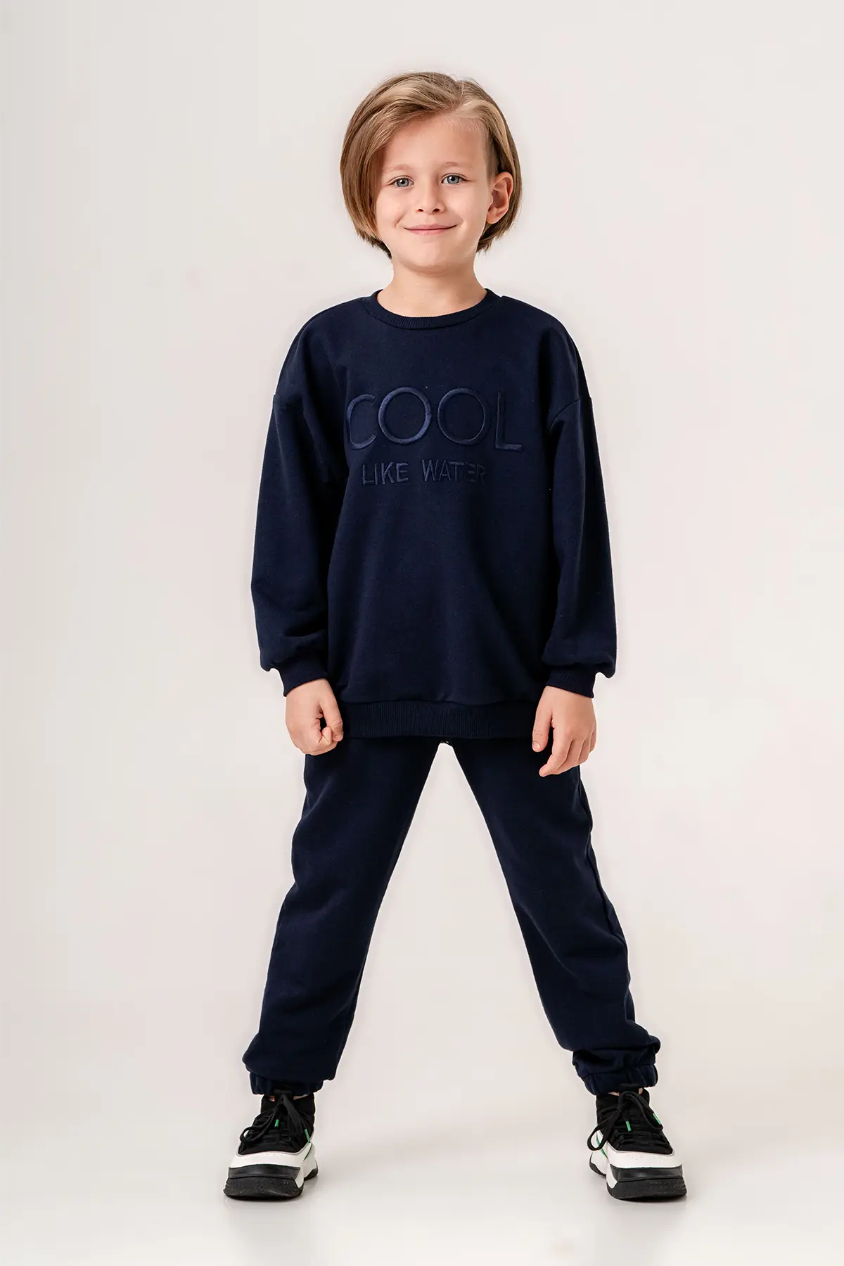 Kids Tracksuit Outfit Unisex, "Cool" Embroidery Sweatshirt, 2-Piece for Kids